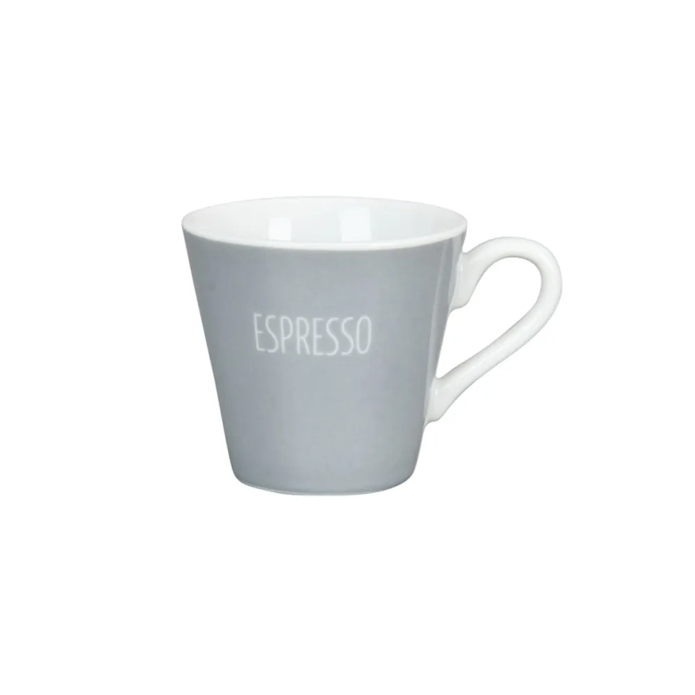 Krasilnikoff Espresso Tasse mit Espresso Aufschrift