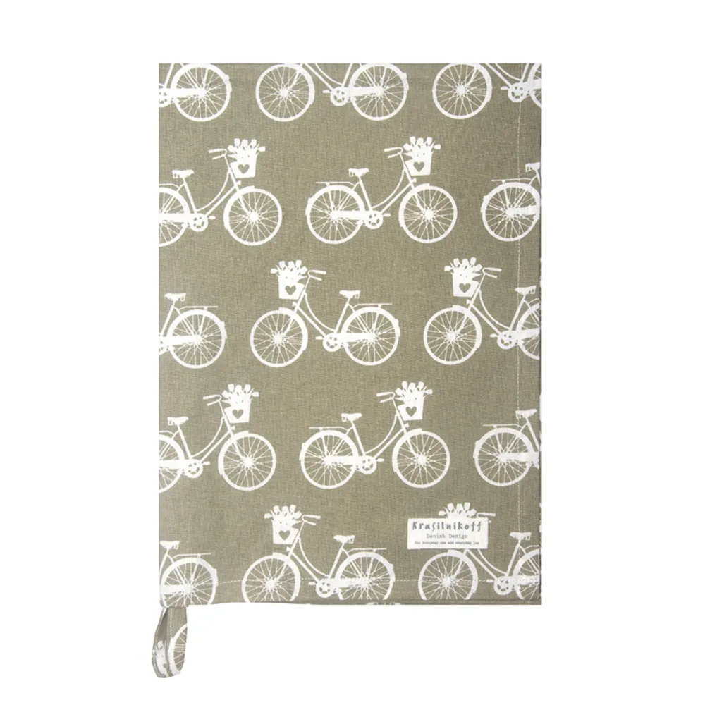 Krasilnikoff Geschirrhandtuch Bikes