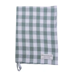 Krasilnikoff Geschirrhandtuch groß kariert aus Baumwolle