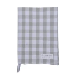 Krasilnikoff Geschirrhandtuch groß kariert aus Baumwolle