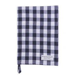 Krasilnikoff Geschirrhandtuch groß kariert aus Baumwolle