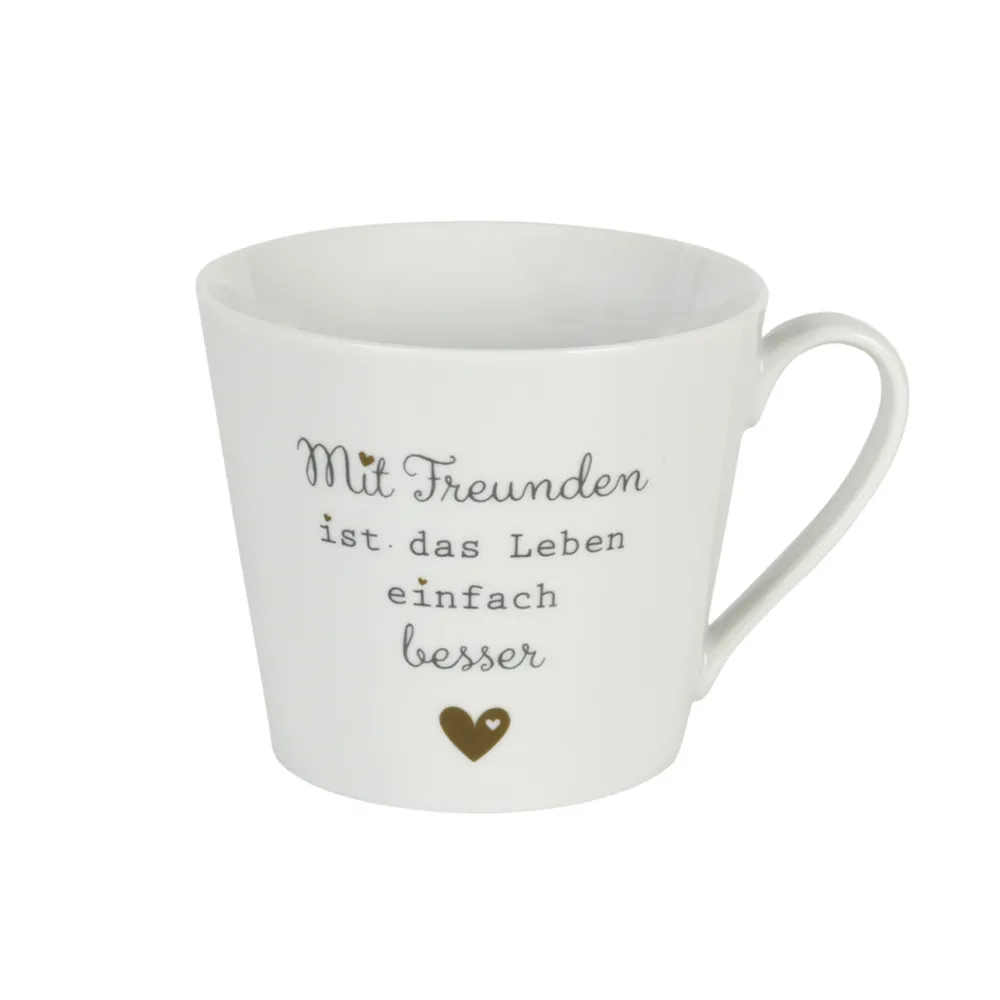 Krasilnikoff Happy Cup, Mit Freunden ist das Leben einfach besser