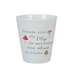 Krasilnikoff Happy Mug Becher, Freunde sind wie Pilze
