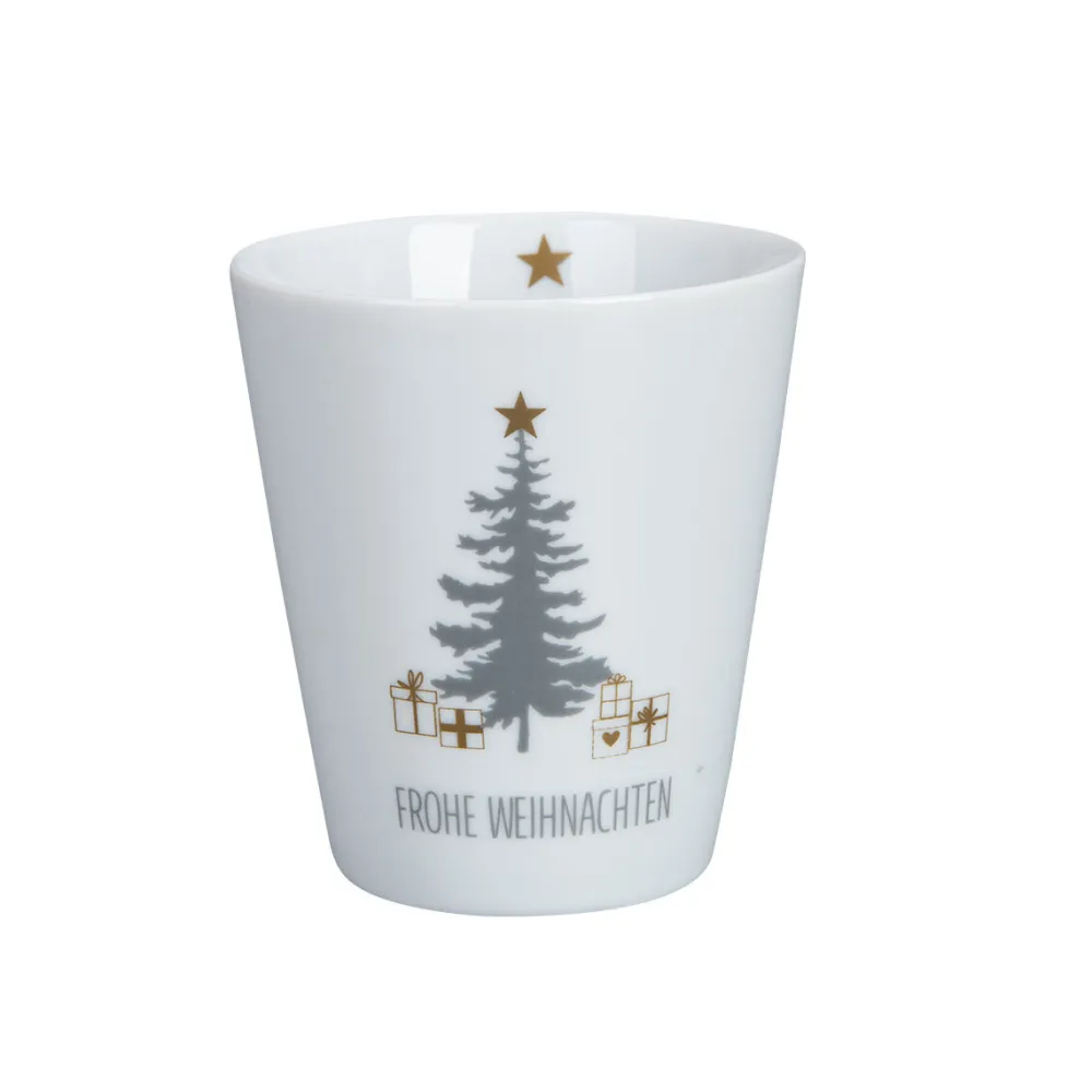 Krasilnikoff Happy Mug Becher Frohe Weihnachten