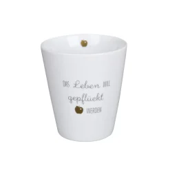 Krasilnikoff Happy Mug, Das Leben will gepflückt werden