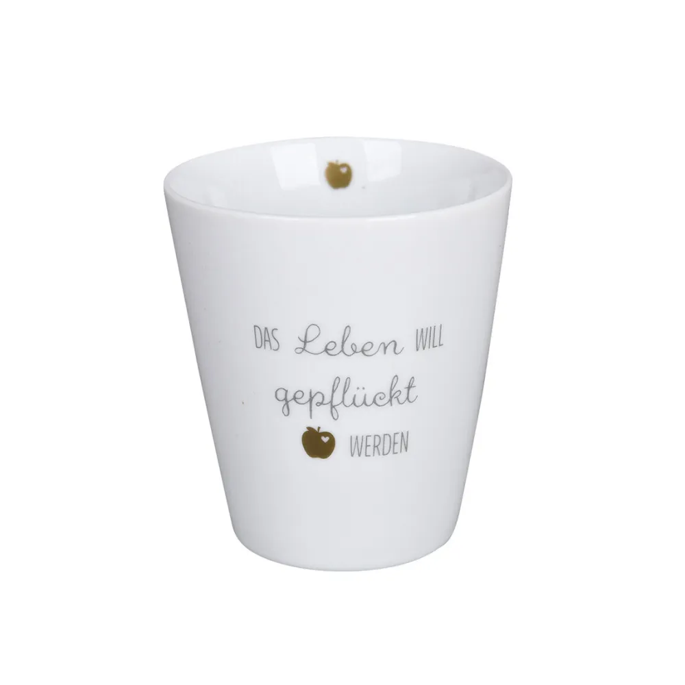 Krasilnikoff Happy Mug, Das Leben will gepflückt werden