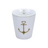 Krasilnikoff Happy Mug Gold Anchor