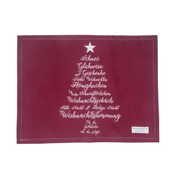 Krasilnikoff Platzmatte, Tischset Christmas Words