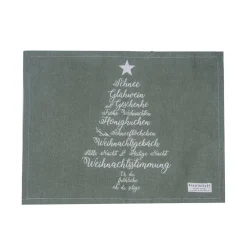 Krasilnikoff Platzmatte, Tischset Christmas Words