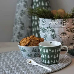 Krasilnikoff Platzmatte, Tischset Berries and Dots, wendbar