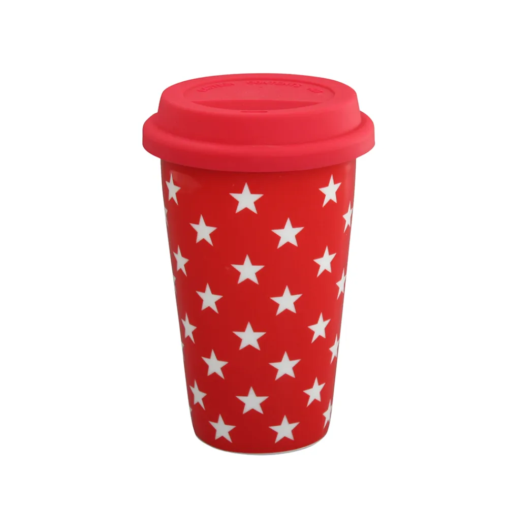 Krasilnikoff Thermobecher Travel Mug Stars