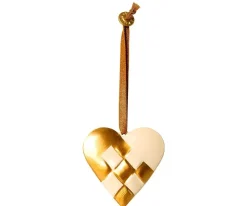 Maileg Metall Herz Ornament geflochten