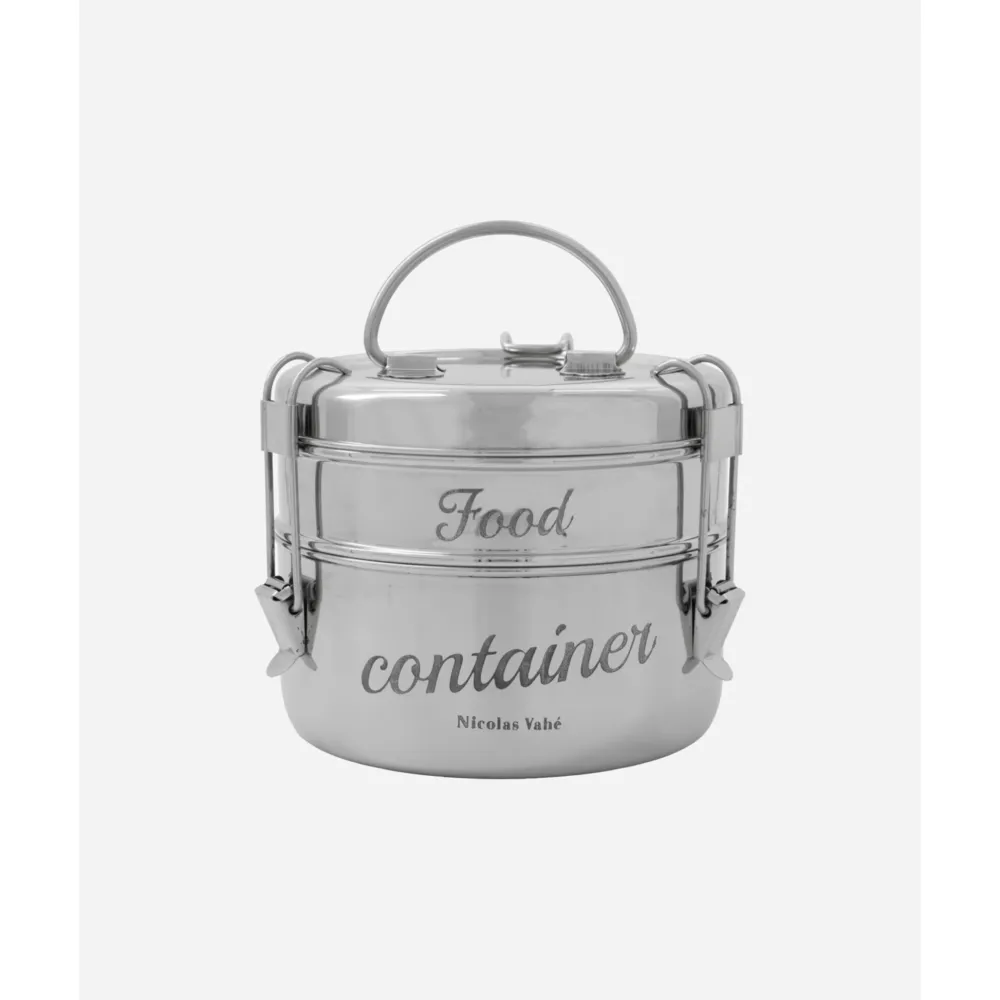 Nicolas Vahe Aufbewahrungsbox im Edelstahl-Look