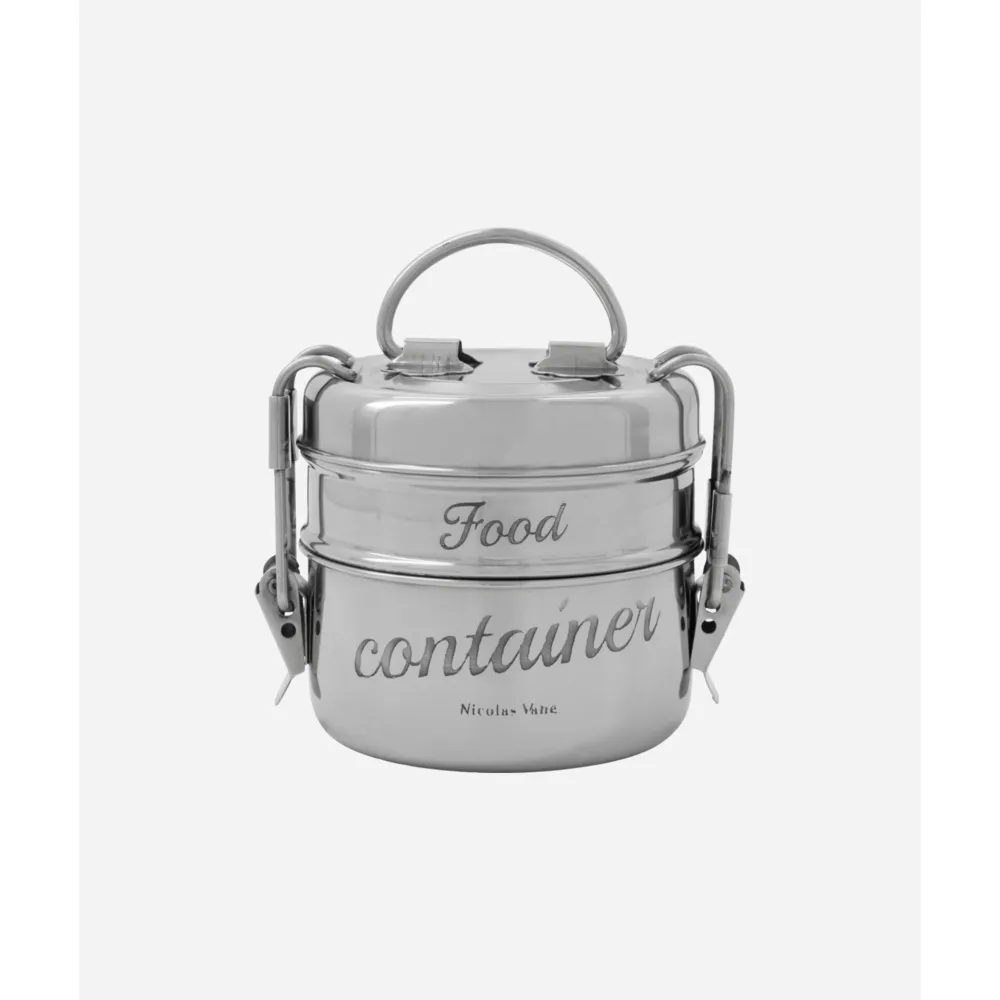 Nicolas Vahe Aufbewahrungsbox im Edelstahl-Look