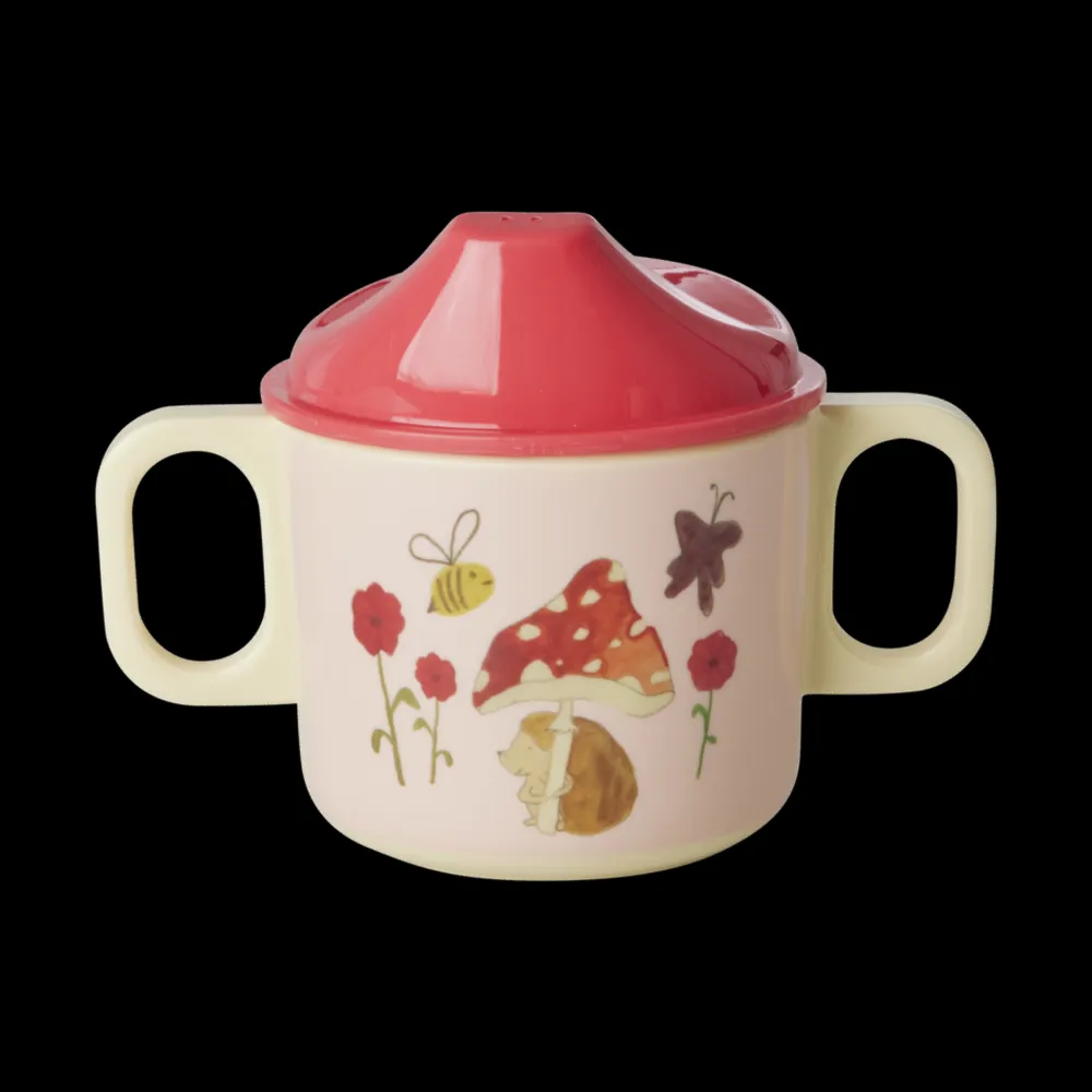 RICE Babybecher Happy Forest mit 2 Griffen