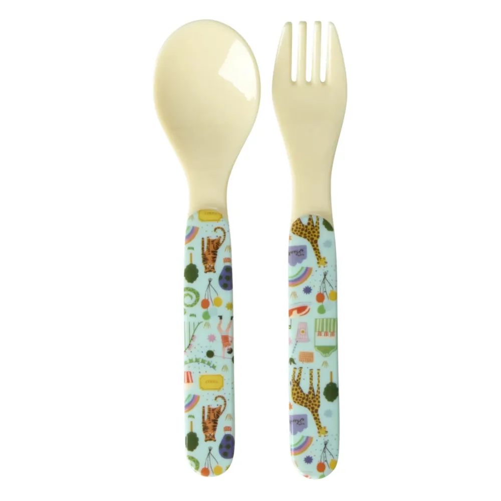 RICE Babylöffel und Babygabel Fun Fair