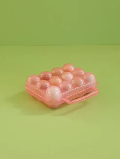 RICE Eierbehälter für 12 Eier. Kunststoff