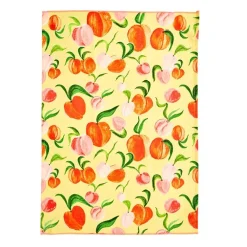 RICE Geschirrhandtuch Peach