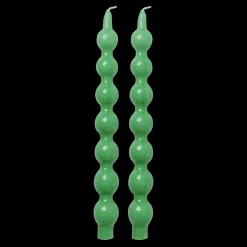 RICE Geschwungene Kerzen 2er Pack