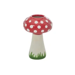 RICE Handbemalte Pilz Keramik Vase