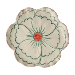 RICE Keramik Beilagenteller Blume