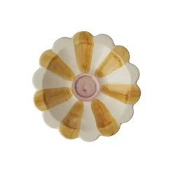 RICE Kleine Keramik Dipschale handbemalt