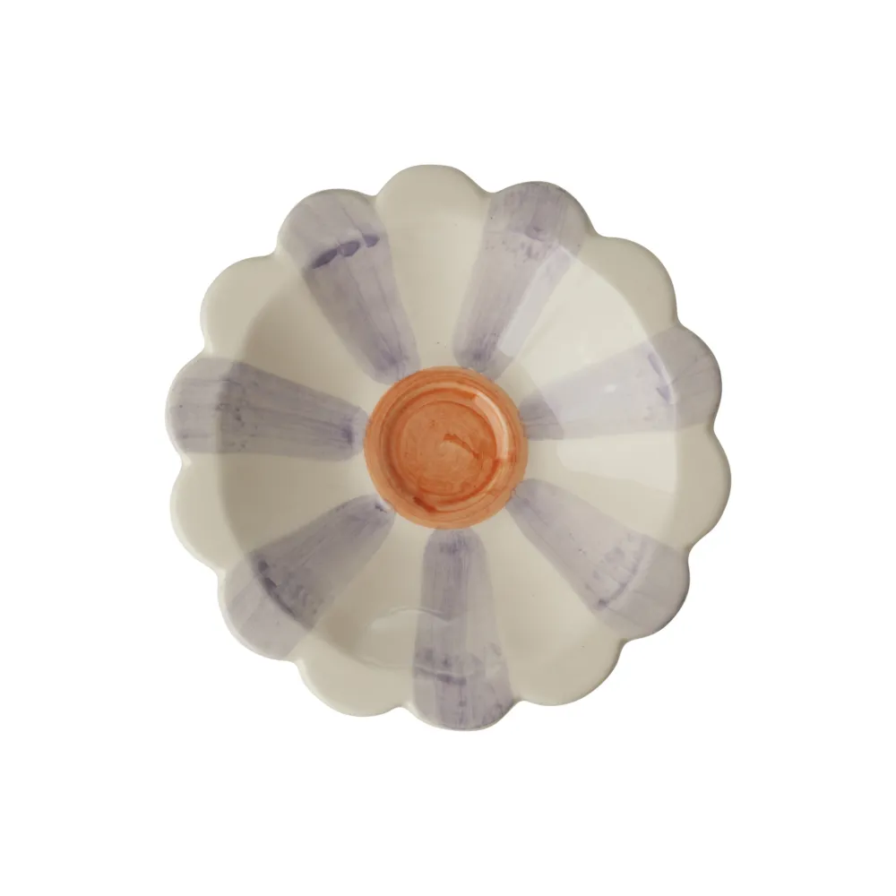 RICE Kleine Keramik Dipschale handbemalt