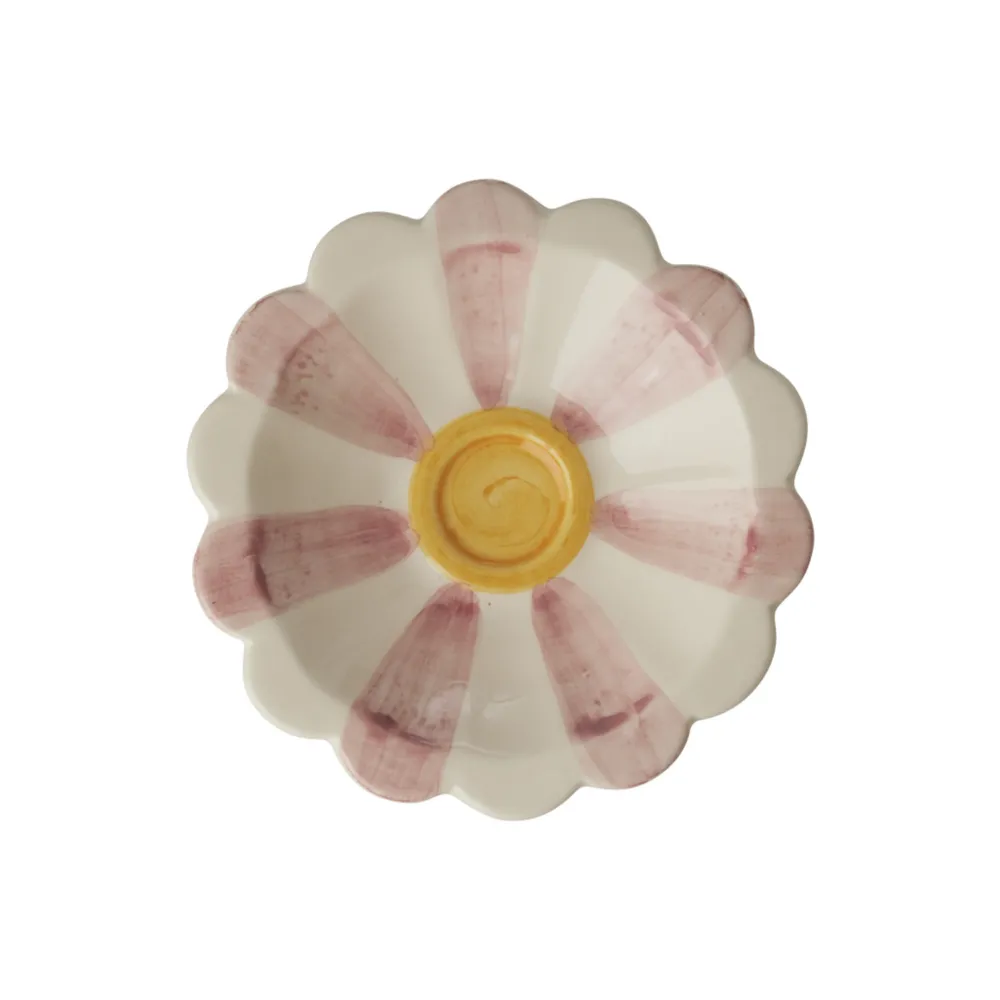 RICE Kleine Keramik Dipschale handbemalt