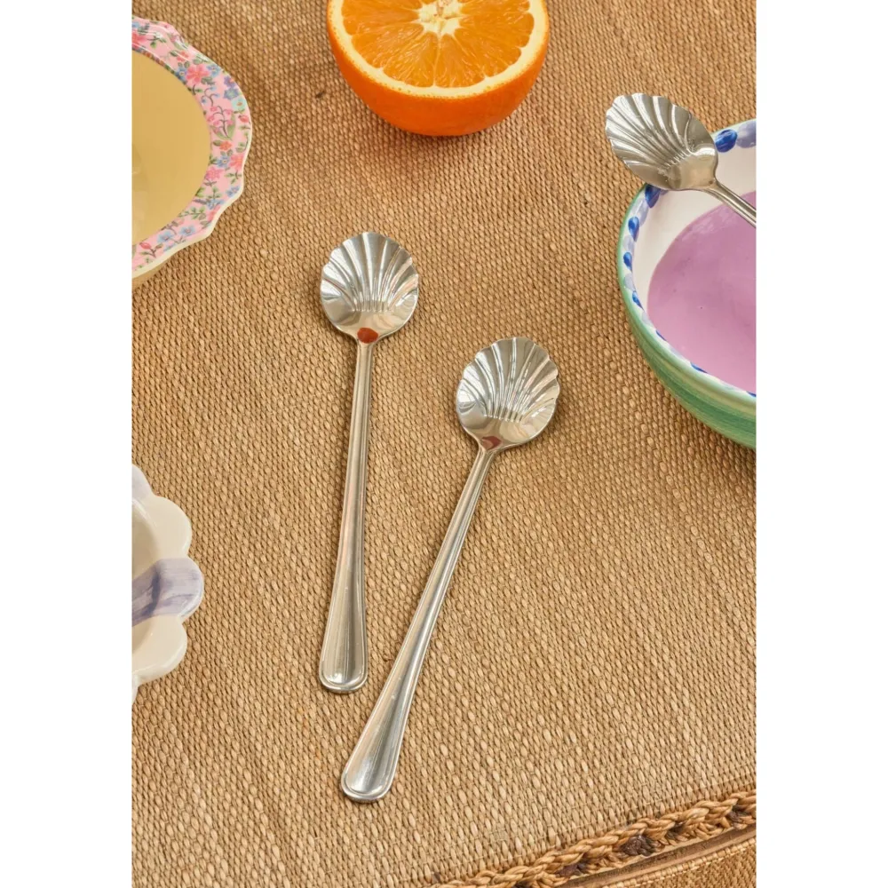 RICE Lattelöffel rostfreier Stahl 4er