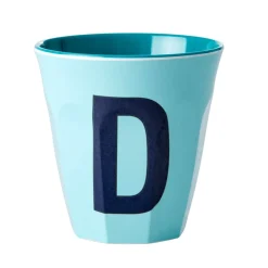 RICE Melamin Becher Buchstaben