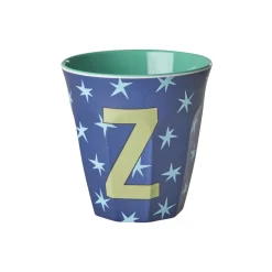 RICE Melamin Buchstabenbecher Stars