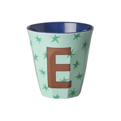 RICE Melamin Buchstabenbecher Stars