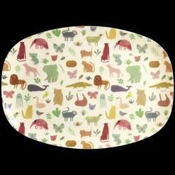 RICE Melamin Kinderteller Sweet Jungle Print