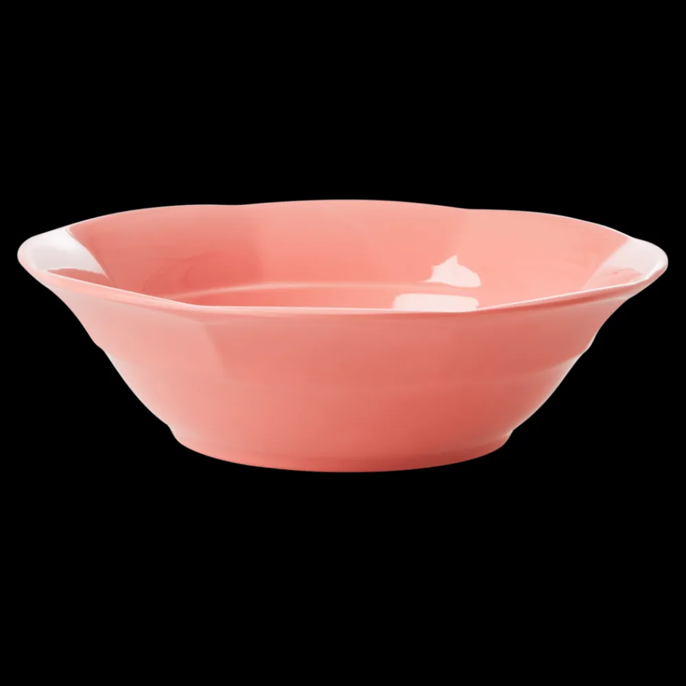 RICE Melamin Suppenteller einfarbig