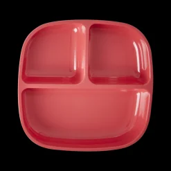 RICE Melamin Teller Kids mit 3er Einteilung