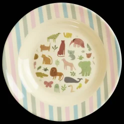 RICE Melamin Tiefer Teller Sweet Jungle Print