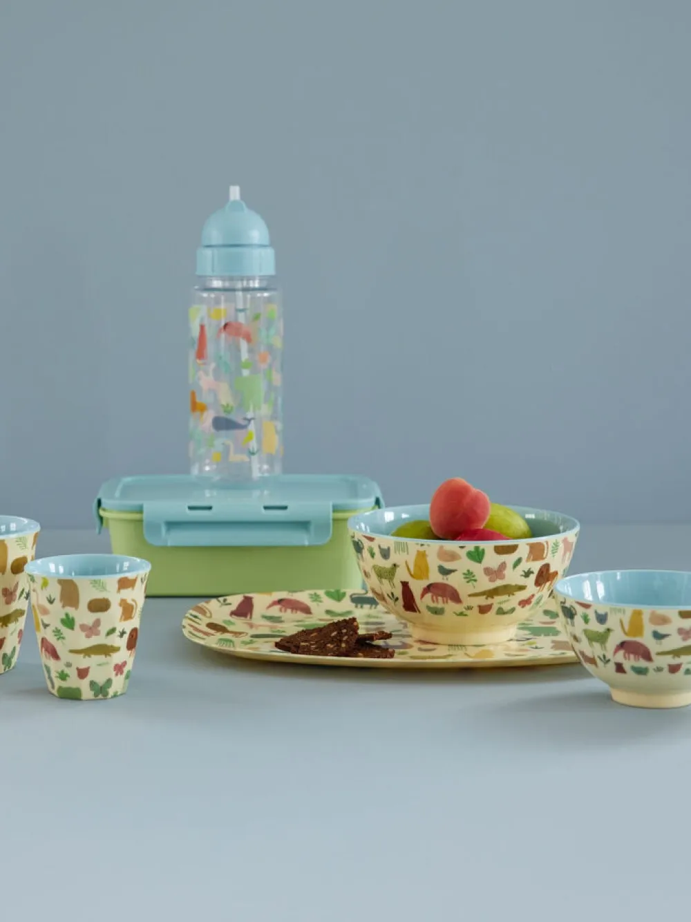 RICE Plastik Flasche Sweet Jungle Print