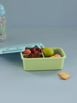 RICE Plastik Lunchbox mit 3 Fächern