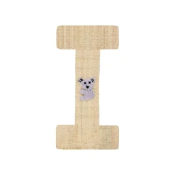 RICE Raffia Buchstaben Sticker