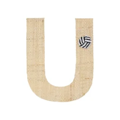 RICE Raffia Buchstaben Sticker