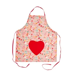 RICE Schürze Christmas aus Baumwolle