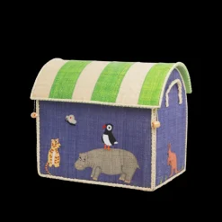 Kinder RICE Spielzeugkörbe Aufbewahrung Zootiere 3er Set