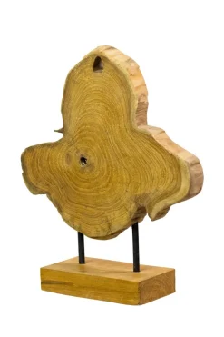 skandeko Unikat-Dekoscheibe WOOD, auf Ständer